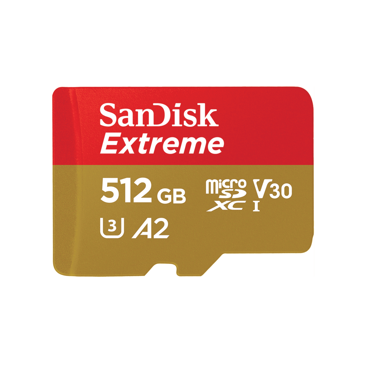 SanDisk 512GB Extreme UHS-I microSDXC Memory Card with SD Adapter 