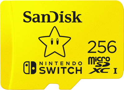 Nintendo<sup>®</sup>-Licensed Memory Cards For Nintendo Switch<sup>™</sup> 256GB