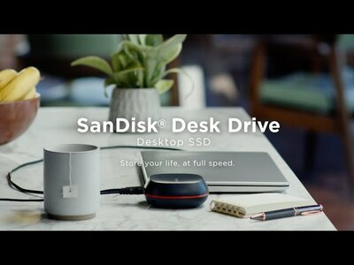 folie 1 von 3, vergrößern, sandisk desk drive - 8tb