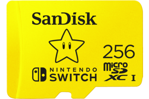 SANDISK Nintendo Switch microSD - 100MB/s - 256GB - Mario edition