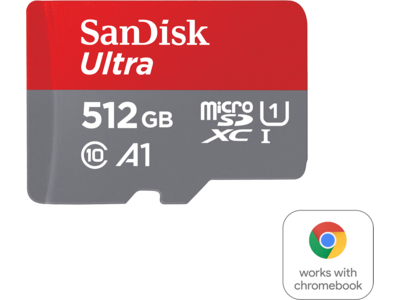 SanDisk Ultra<sup>®</sup> microSDXC<sup>™</sup> UHS-I Card with Adapter -512GB