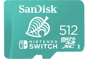 SANDISK Nintendo Switch microSD - 100MB/s - 512GB - Animal