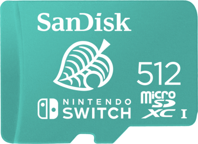 Nintendo<sup>®</sup>-Licensed Memory Cards For Nintendo Switch<sup>™</sup> 512GB