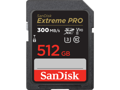 SanDisk Extreme PRO SDXC<sup>™</sup> UHS-Il - 512GB