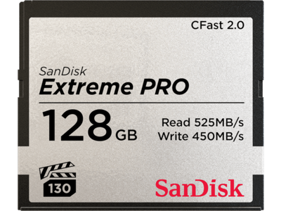 SanDisk Extreme Pro CFast 2.0 Memory Card - 128GB