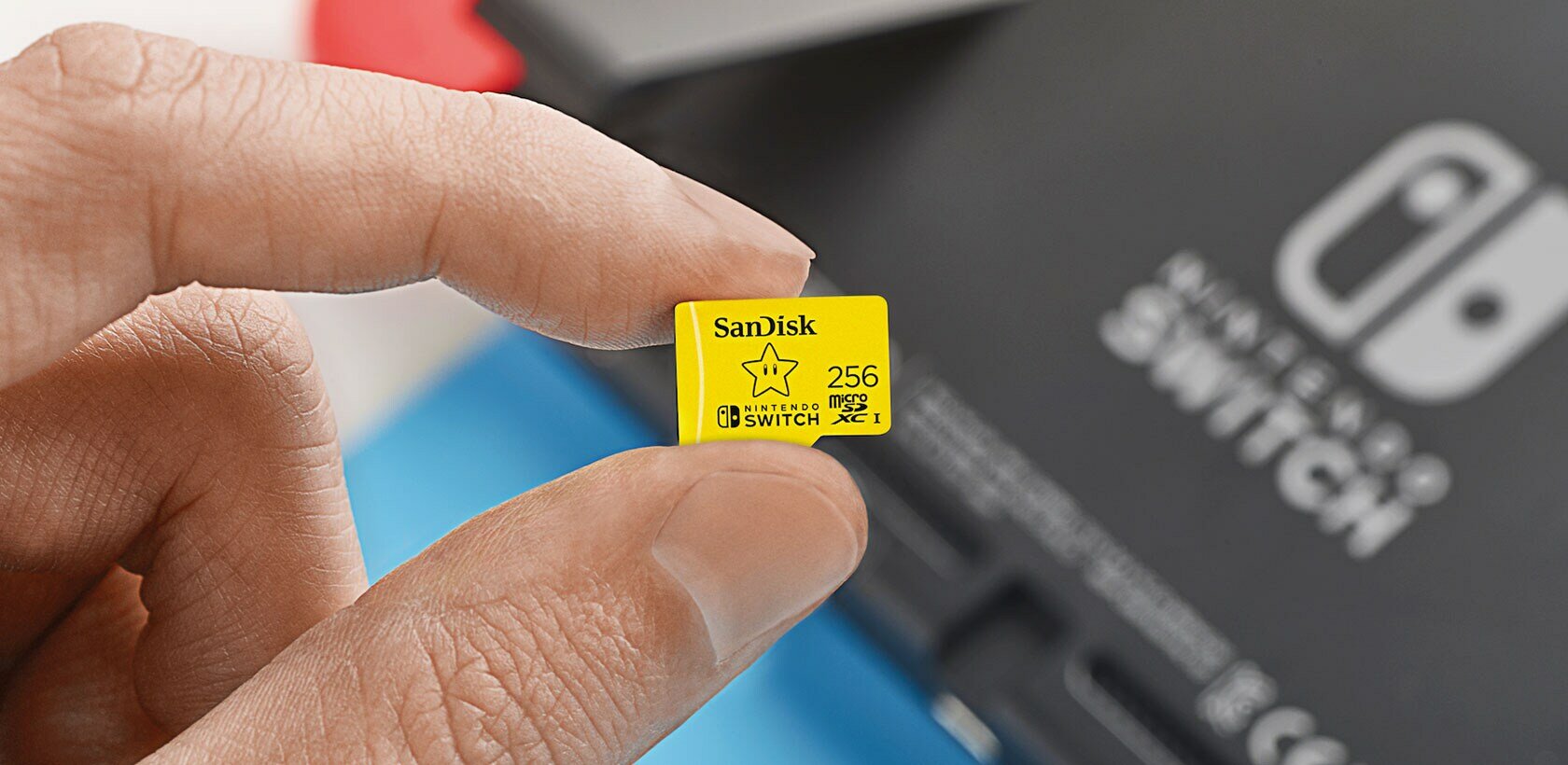 SanDisk Nintendo-Licensed 64GB microSD Memory Card For Nintendo Switch  R/100MBS