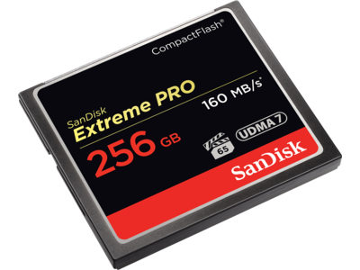 Extreme Pro CompactFlash Memory Card 256GB