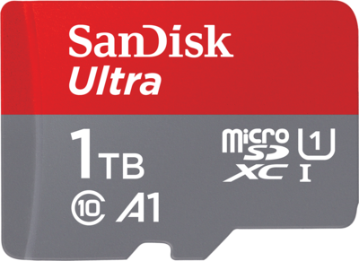 SanDisk Ultra<sup>®</sup> microSDXC<sup>™</sup> UHS-I Card with Adapter - 1TB