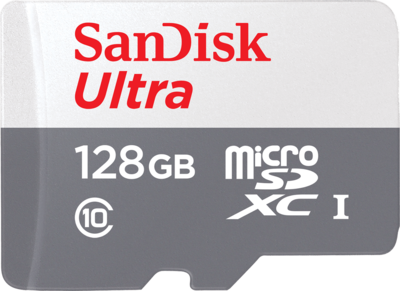 SanDisk Ultra<sup>®</sup> microSDXC<sup>™</sup> UHS-I Card with Adapter - 128GB