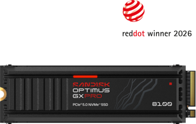 SANDISK Optimus GX PRO 8100 NVMe SSD - with Heatsink - 2TB