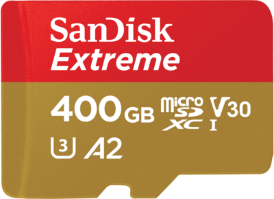 SanDisk Extreme microSD UHS-I Card - 400GB