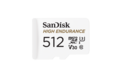 slide {0} of {1}, zoom in, 512GB- SanDisk High Endurance microSD™ Card