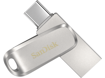 SanDisk Ultra Dual Drive Luxe USB Type-C - 256GB Silver