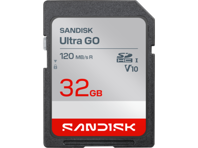 SANDISK Ultra GO SDHC UHS-I Card and SDXC UHS-I Card - 32GB