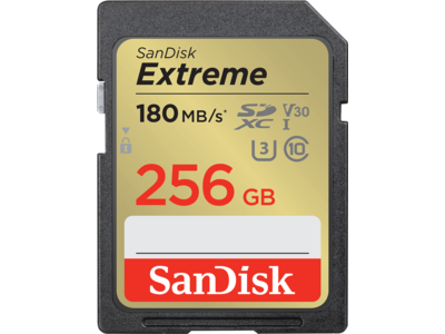 SanDisk Extreme SDXC UHS-I - 256GB