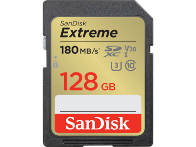SanDisk Extreme SDXC UHS-I - 128GB