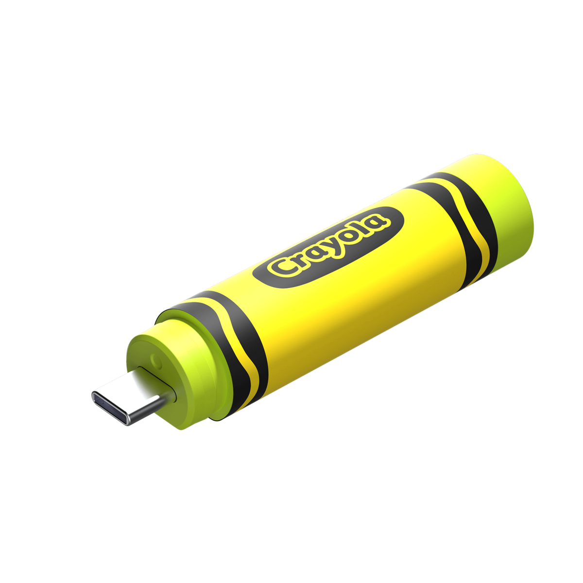 diapositiva 1 de 2, aumentar tamaño, sandisk crayola usb-c flash drive - electric lime 64gb