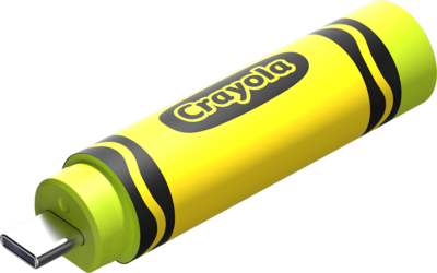 SANDISK Crayola USB-C Flash Drive - Electric Lime 64GB