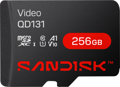 SanDisk Video VD QD131 microSD Card - 256GB