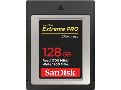 SanDisk Extreme Pro<sup>®</sup> CFexpress<sup>®</sup> Card Type B 128GB