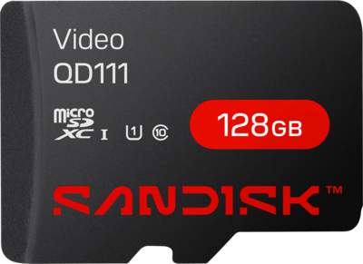 SanDisk Video VD QD111 microSD Card - 128GB