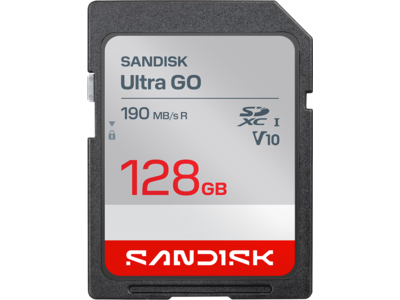 SANDISK Ultra GO SDHC UHS-I Card and SDXC UHS-I Card - 128GB