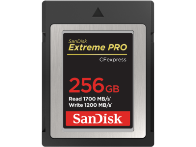 SanDisk Extreme Pro<sup>®</sup> CFexpress<sup>®</sup> Card Type B 256GB