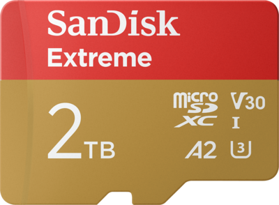 SanDisk Extreme microSDXC UHS-I Card with Adapter - 2TB