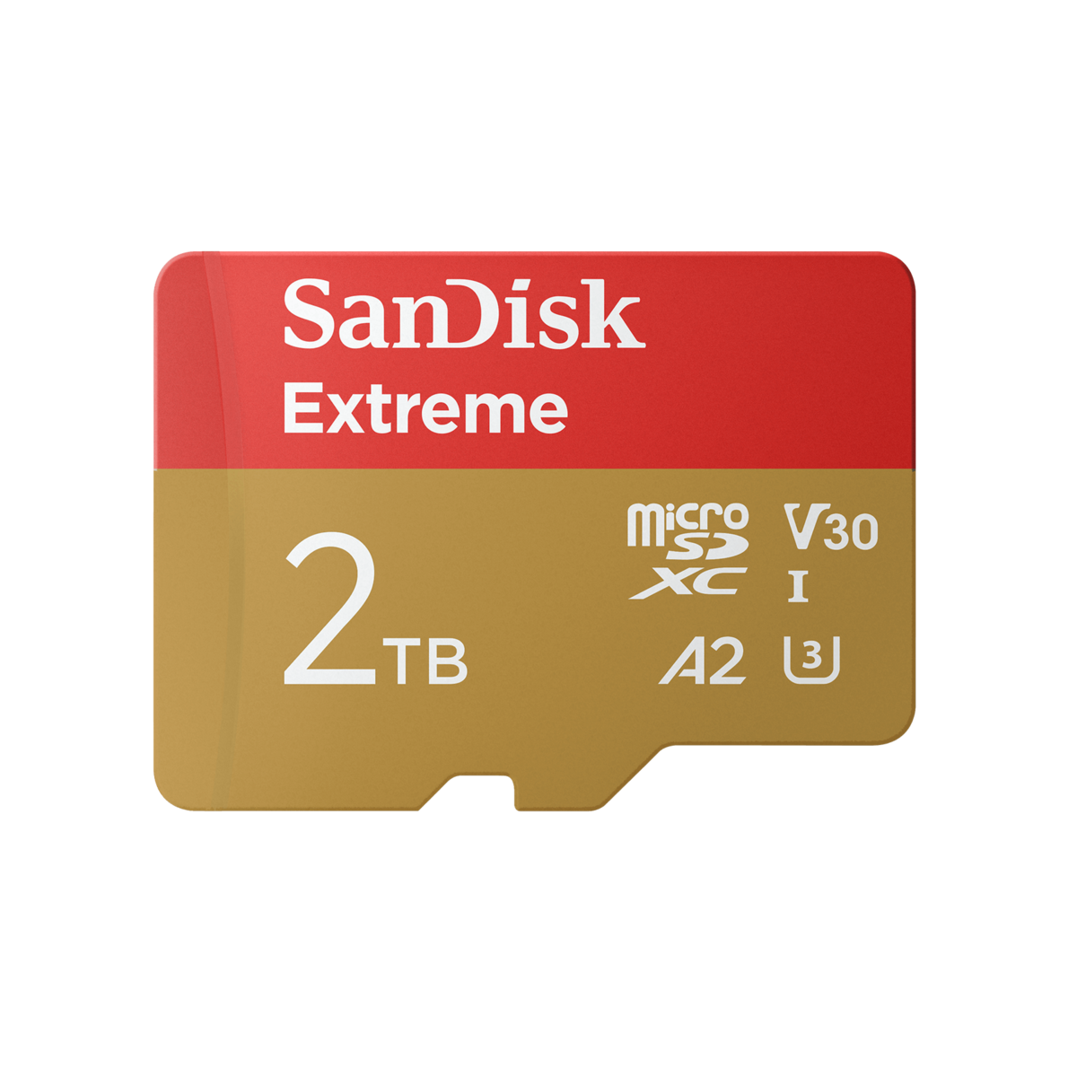 folie 1 von 2, vergrößern, sandisk extreme microsdxc uhs-i-speicherkarte mit adapter – 2 tb