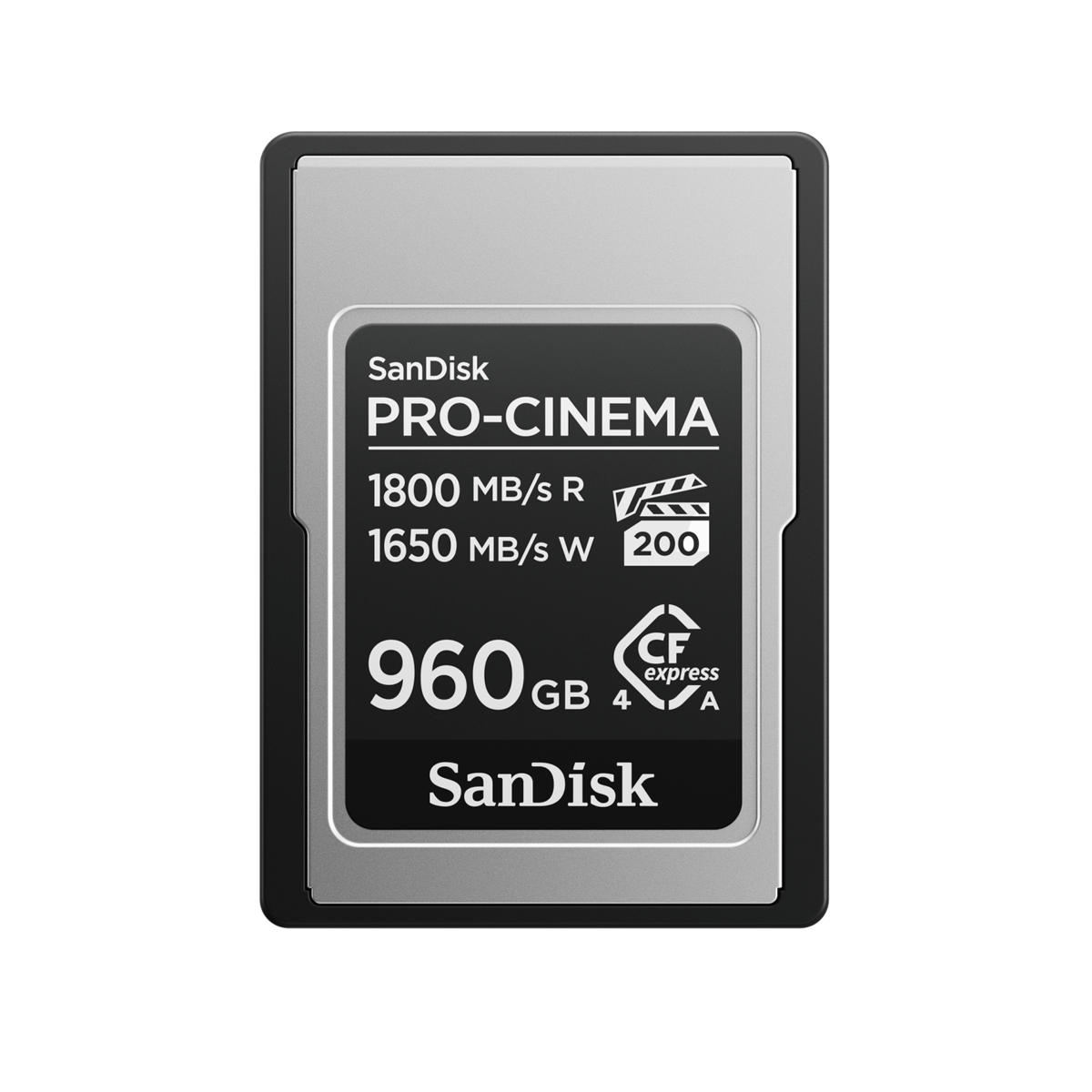 folie 1 von 2, vergrößern, sandisk pro-cinema cfexpress type a card - 960gb