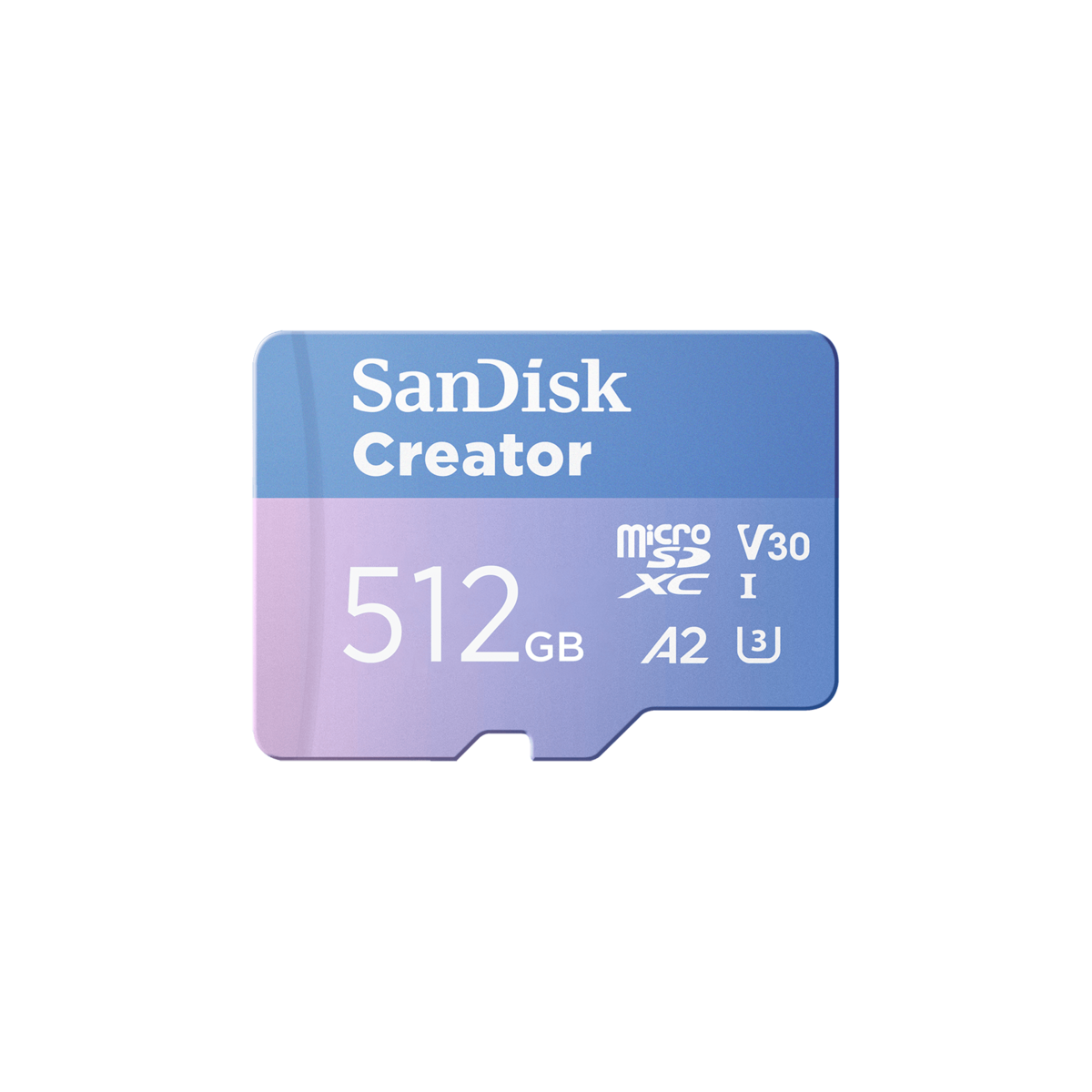 folie 1 von 2, vergrößern, sandisk creator microsd card - 512gb
