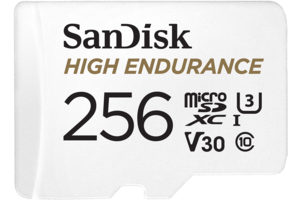 SanDisk<sup>®</sup> High Endurance microSD<sup>™</sup> Card 256GB