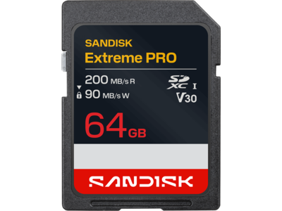 SANDISK Extreme PRO SD UHS-I Card - 64GB