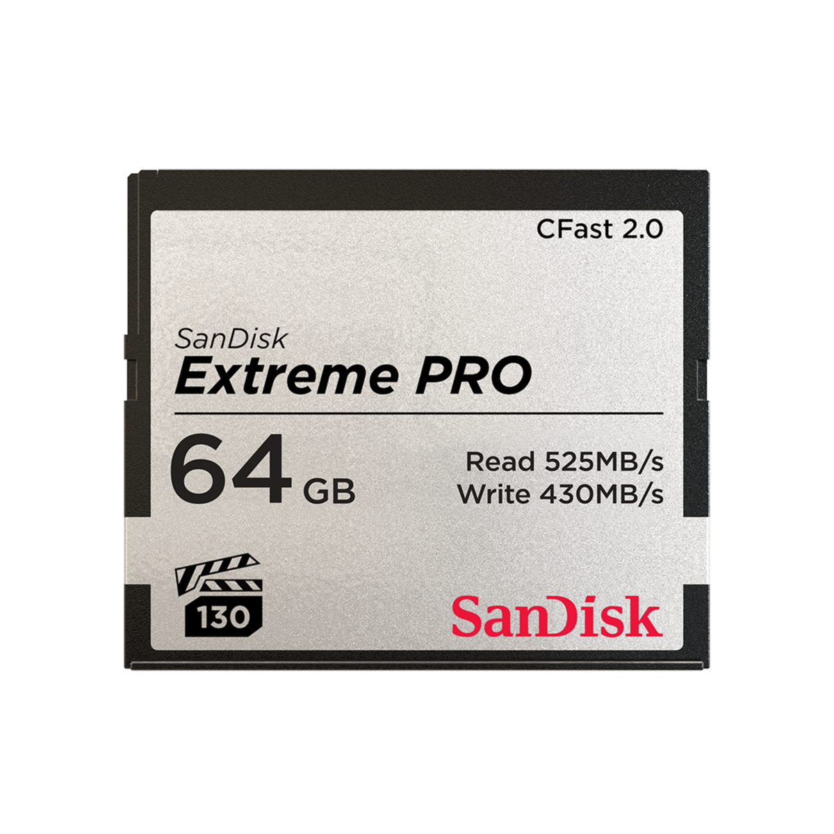 SanDisk Extreme PRO 64GB CFast 2.0 Memory Card - SDCFSP-064G-A46D 