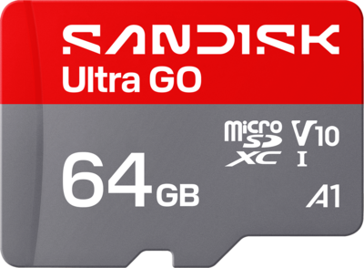 SANDISK Ultra GO microSDXC<sup>™</sup> UHS-I Card - 64GB