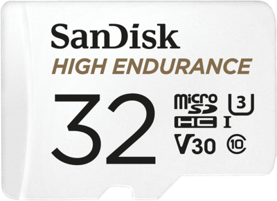 SanDisk<sup>®</sup> High Endurance microSD<sup>™</sup> Card 32GB