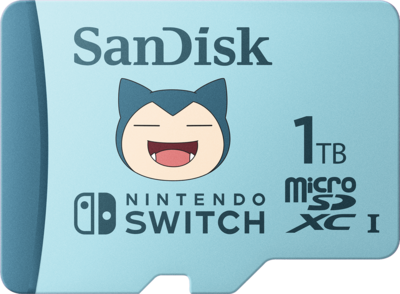 SanDisk Pokémon Snorlax microSD Card 1TB