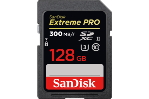 SanDisk Extreme Pro 128GB SDXC UHS-II Card - SDSDXPK-128G-CNCIN