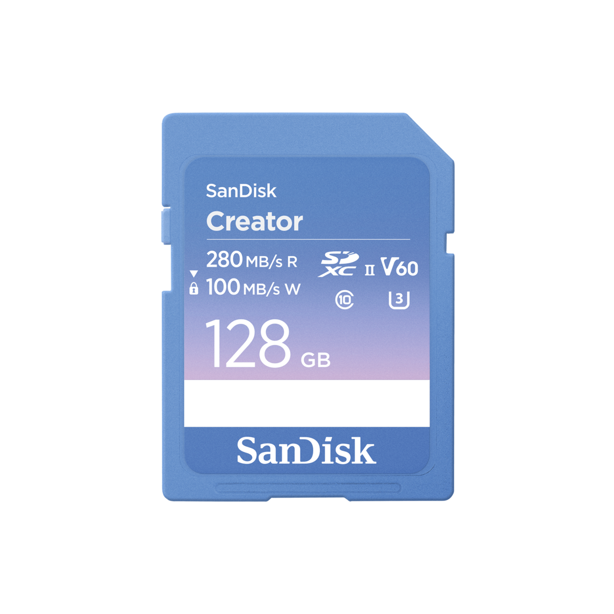folie 1 von 2, vergrößern, sandisk creator sd uhs-ii card - 128gb