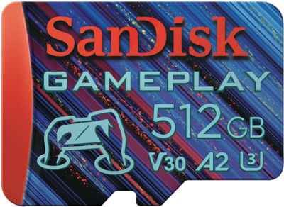 SanDisk GamePlay microSD card for Mobile Gaming - 512GB
