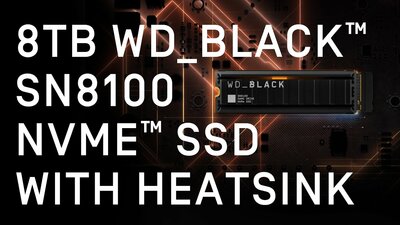 slide {0} of {1}, zoom in, WD_BLACK SN8100 with Heatsink - 8TB