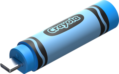 SANDISK Crayola USB-C Flash Drive - Cerulean Blue, 64GB