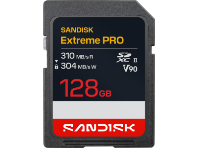 SanDisk Extreme PRO UHS-II V90 SDXC Memory Card
