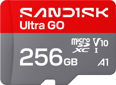 SANDISK Ultra GO microSDXC<sup>™</sup> UHS-I Card - 256GB