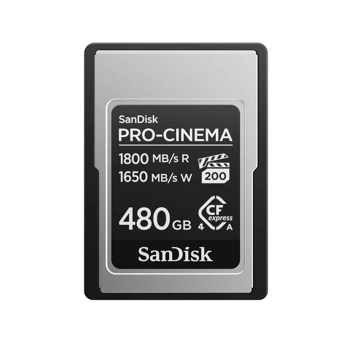 folie 1 von 2, vergrößern, sandisk pro-cinema cfexpress type a card - 480gb