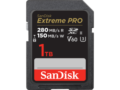 SanDisk 1TB Extreme PRO UHS-II V60 SDXC Memory Card SDSDXEP-1T00-ANCIN