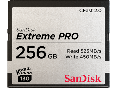 SanDisk Extreme Pro CFast 2.0 Memory Card - 256GB