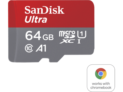 SanDisk Ultra<sup>®</sup> microSDXC<sup>™</sup> UHS-I Card with Adapter - 64GB