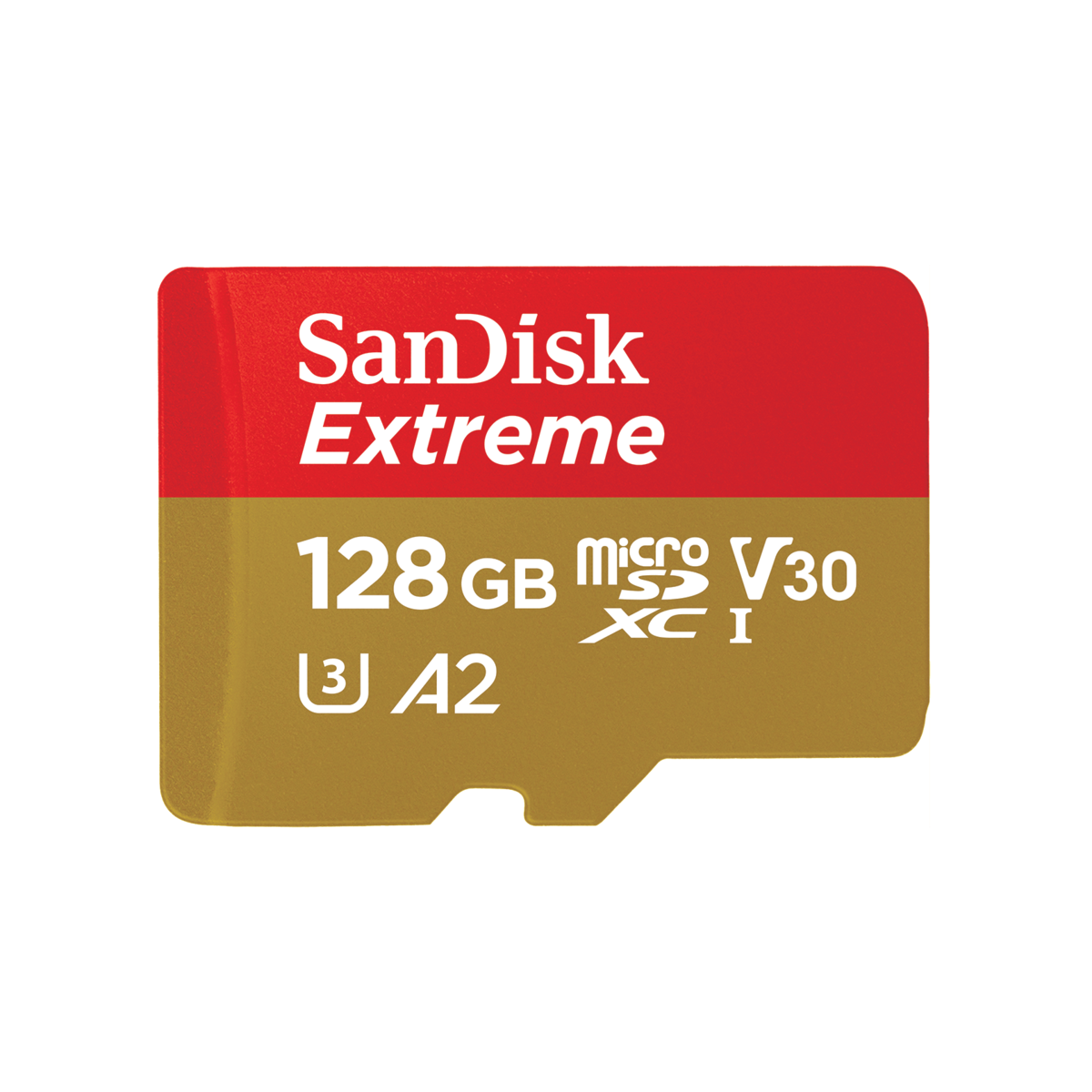 SanDisk 128GB Extreme microSDXC UHS-I/U3 A2 Memory Card with Adapter, Speed  Up to 160MB/s (SDSQXA1-128G-GN6MA)