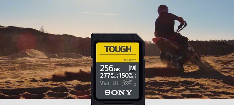 Sony 256GB SF-M Tough Series UHS-II SDXC Class 10 Memory Card